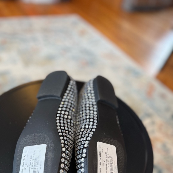 New Steve Madden Delphine Flat with Rhinestone-covered fabric upper - Picture 9 of 12